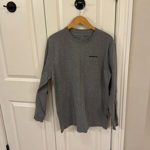 Patagonia men’s responsibilitee gray buffalo bison large worn wear